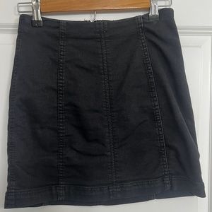 Denim mini skirt